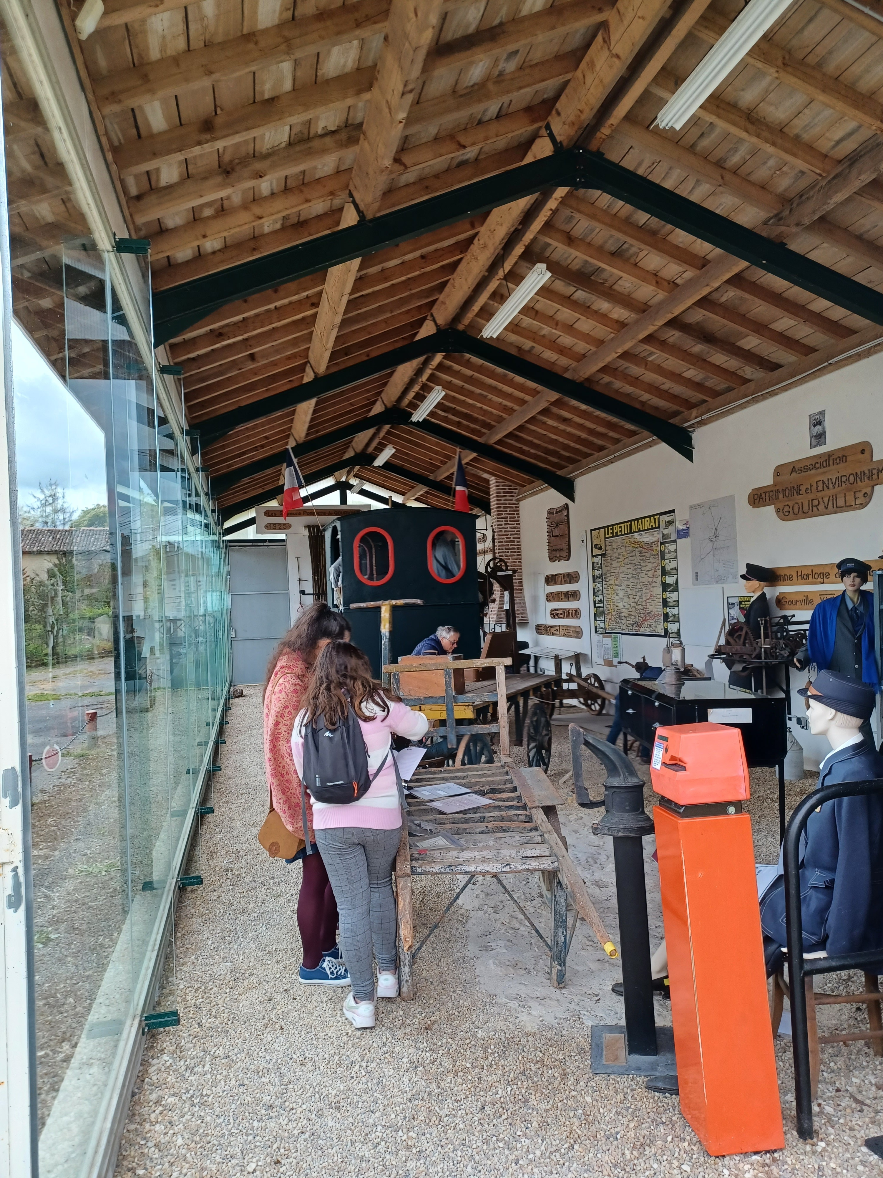 Enquête policière au musée de la gare de Gourville