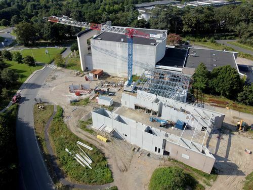 Théâtre de la Fleuriaye et visite du chantier de restructuration