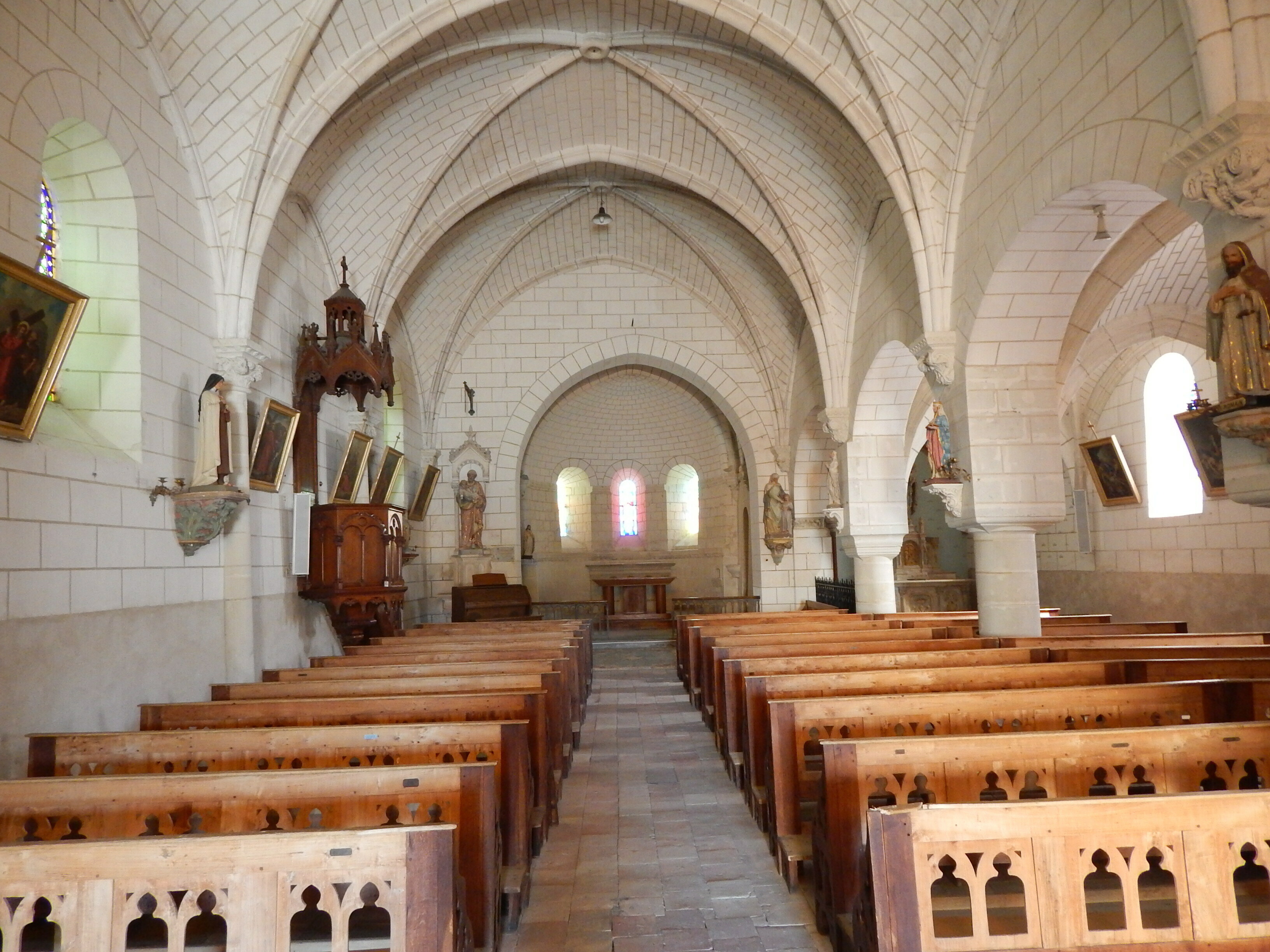 Eglise Saint-Pierre, Eglise Saint-Romain, Dangé-Saint-Romain Le 22 sept 2024