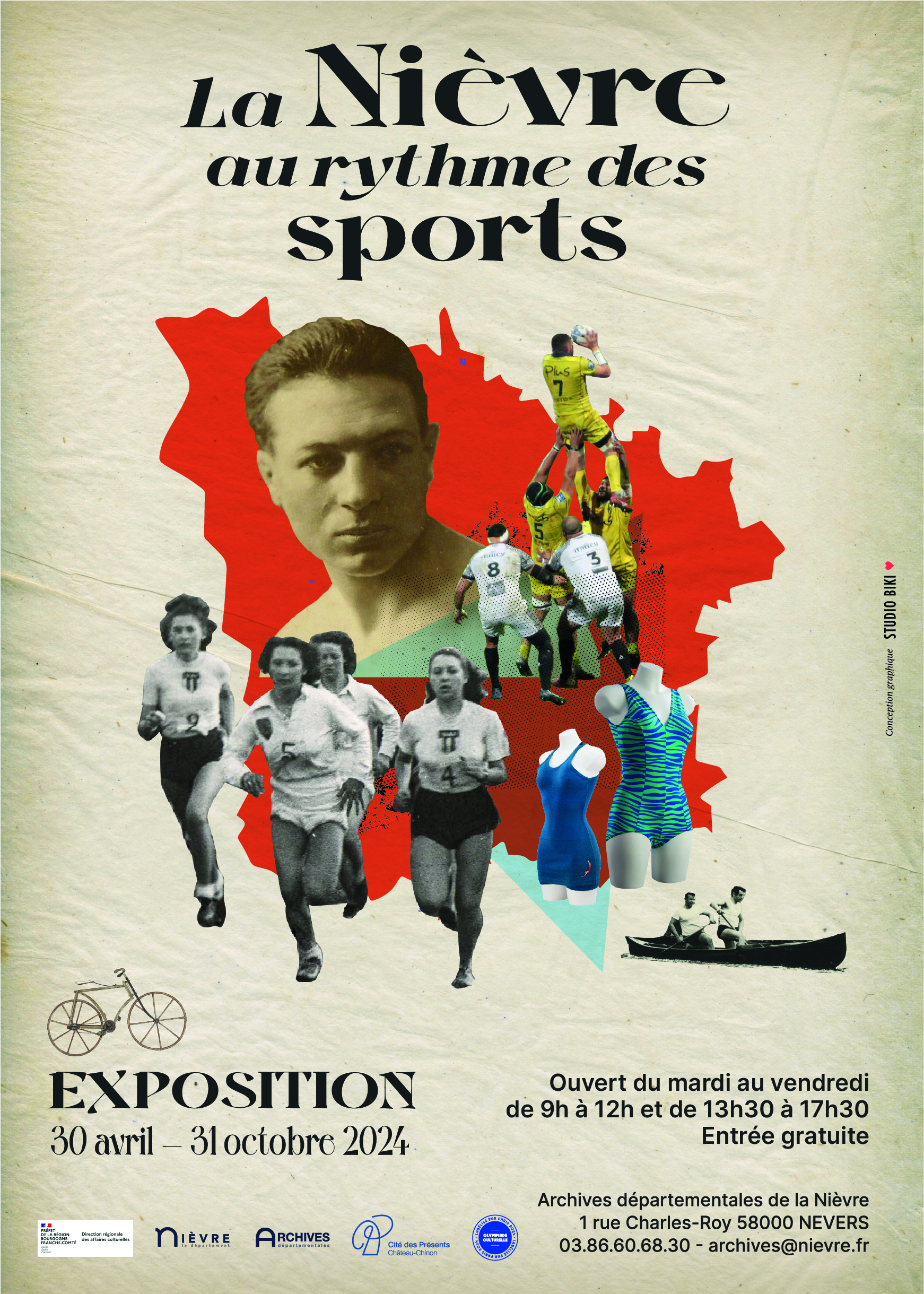 Exposition « La Nièvre au rythme des sports » Du 21 au 22 sept 2024